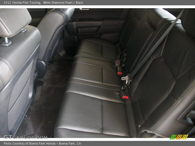 White Diamond Pearl / Black 2012 Honda Pilot Touring