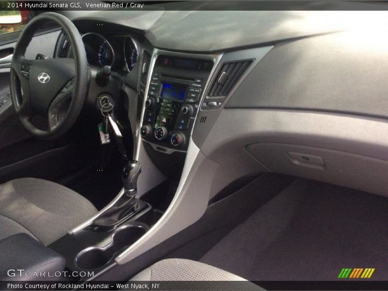 Venetian Red / Gray 2014 Hyundai Sonata GLS