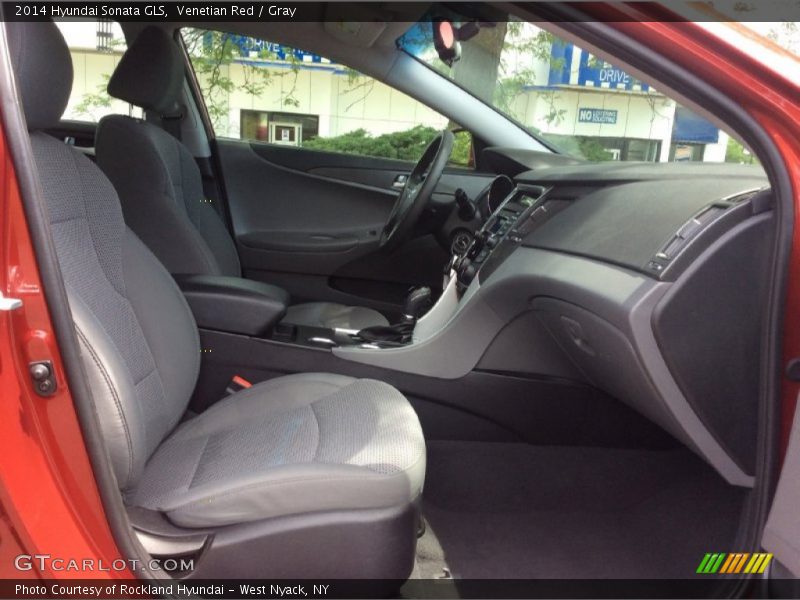 Venetian Red / Gray 2014 Hyundai Sonata GLS