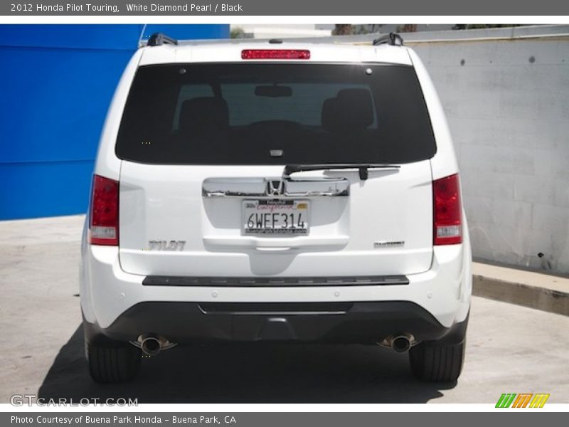White Diamond Pearl / Black 2012 Honda Pilot Touring