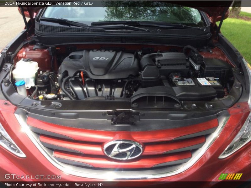 Venetian Red / Gray 2014 Hyundai Sonata GLS