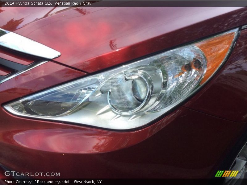 Venetian Red / Gray 2014 Hyundai Sonata GLS
