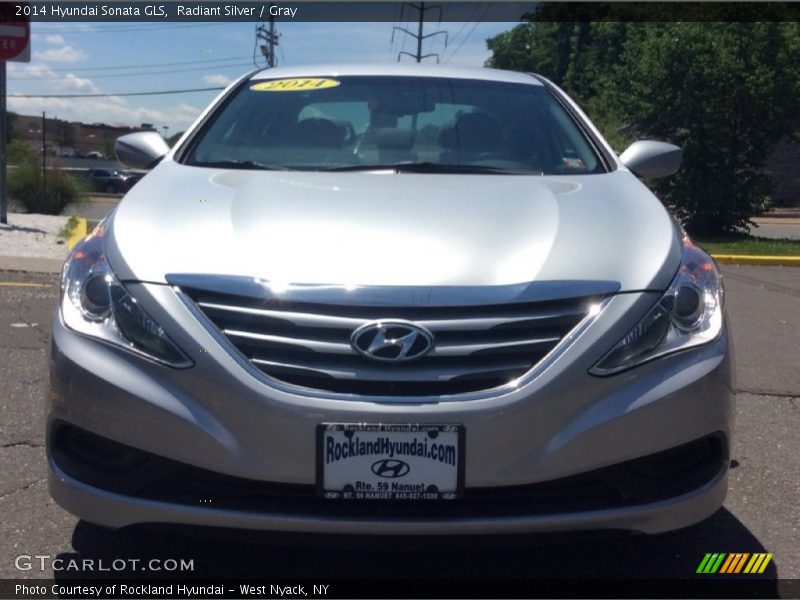 Radiant Silver / Gray 2014 Hyundai Sonata GLS