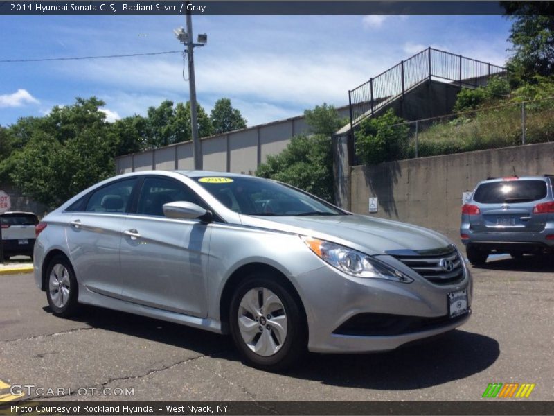 Radiant Silver / Gray 2014 Hyundai Sonata GLS