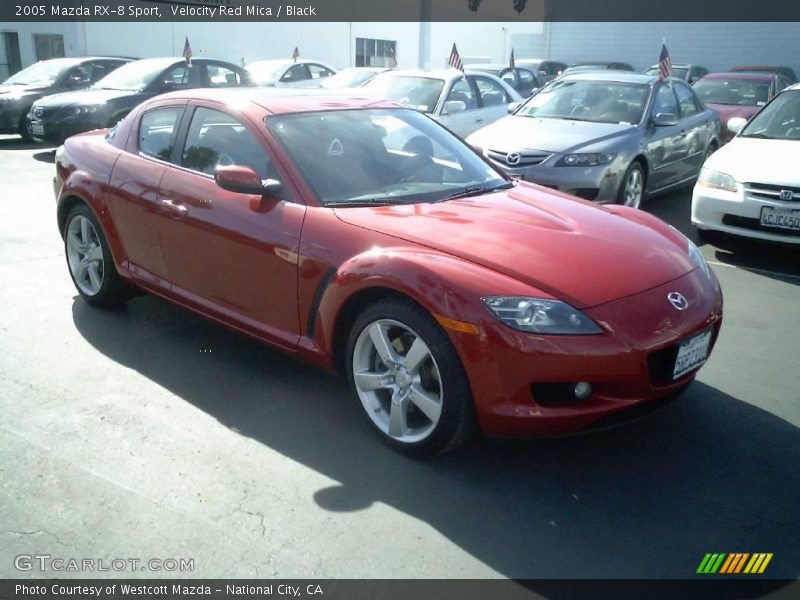 Velocity Red Mica / Black 2005 Mazda RX-8 Sport