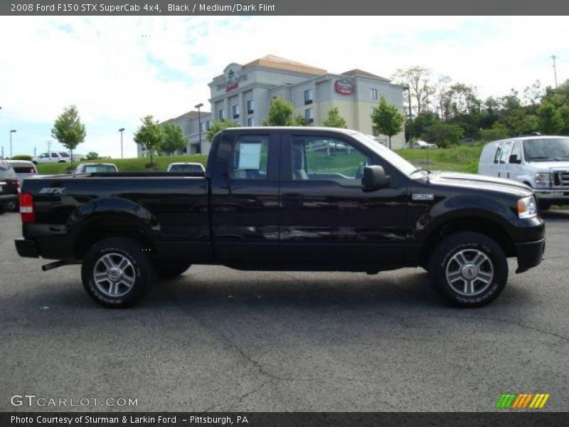 Black / Medium/Dark Flint 2008 Ford F150 STX SuperCab 4x4