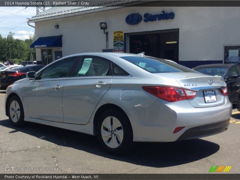 Radiant Silver / Gray 2014 Hyundai Sonata GLS