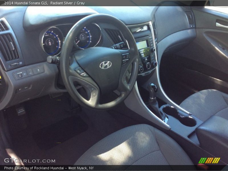 Radiant Silver / Gray 2014 Hyundai Sonata GLS