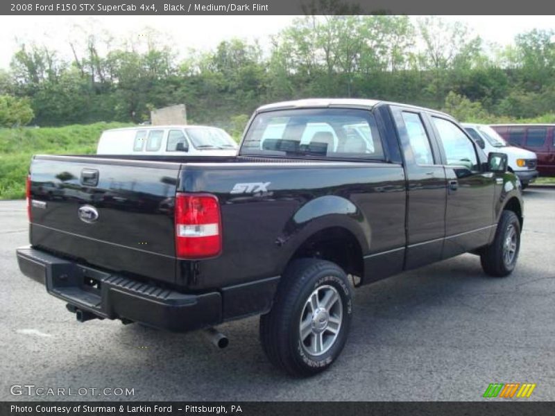 Black / Medium/Dark Flint 2008 Ford F150 STX SuperCab 4x4