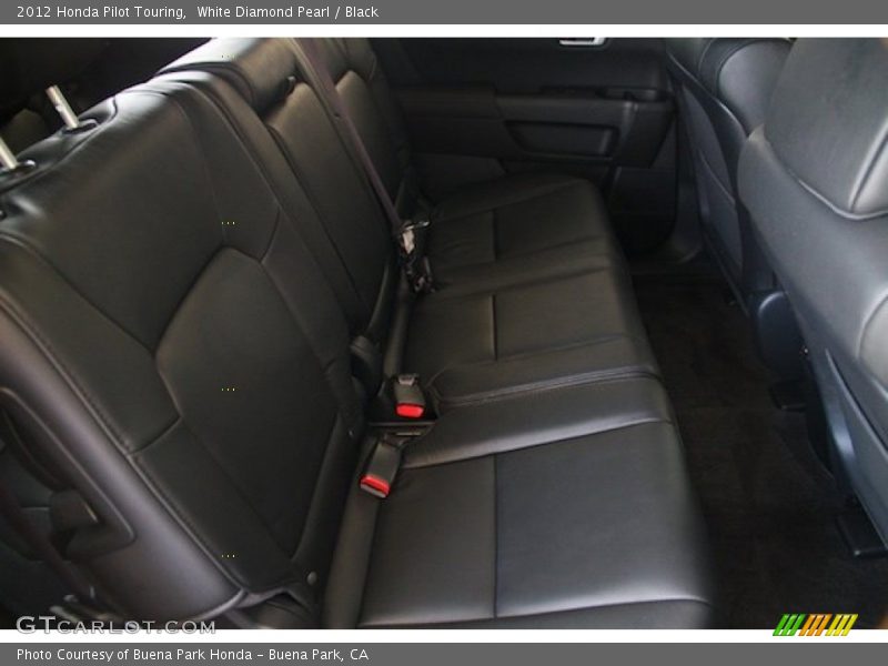 White Diamond Pearl / Black 2012 Honda Pilot Touring