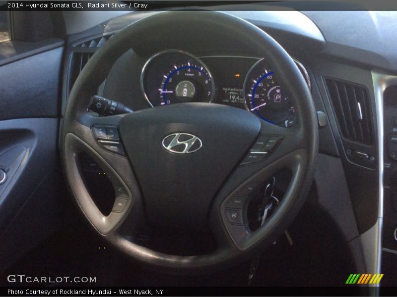 Radiant Silver / Gray 2014 Hyundai Sonata GLS