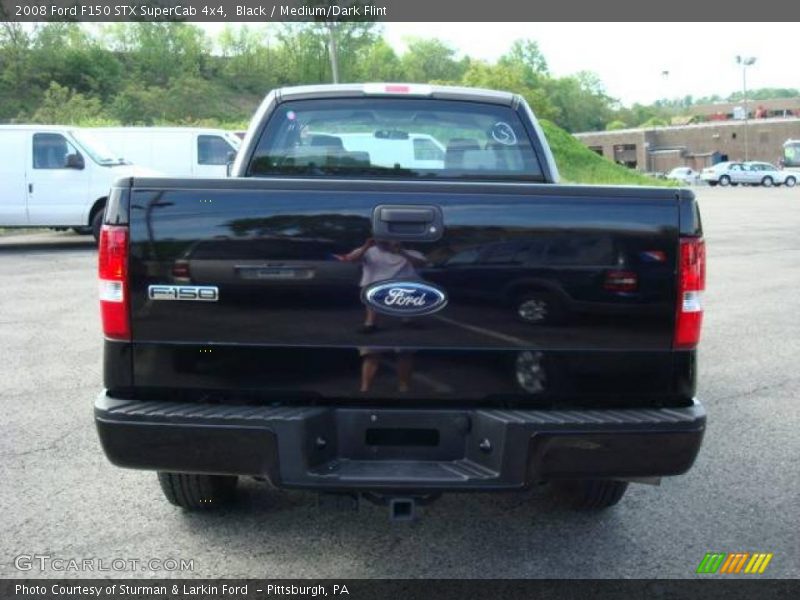 Black / Medium/Dark Flint 2008 Ford F150 STX SuperCab 4x4