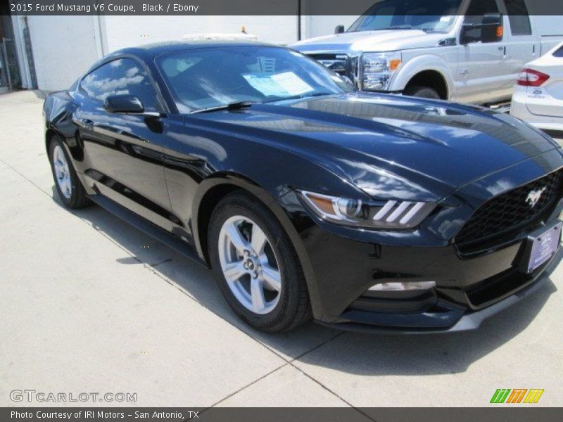 Black / Ebony 2015 Ford Mustang V6 Coupe