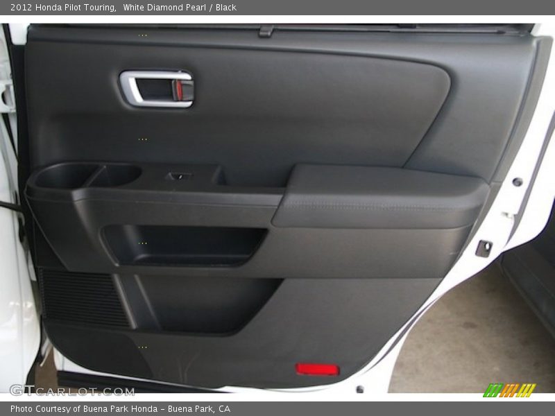 White Diamond Pearl / Black 2012 Honda Pilot Touring