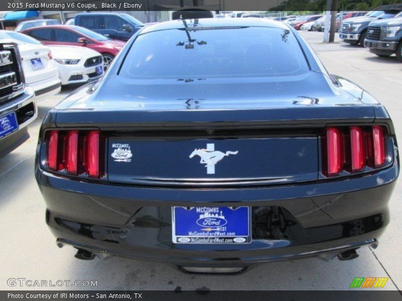 Black / Ebony 2015 Ford Mustang V6 Coupe