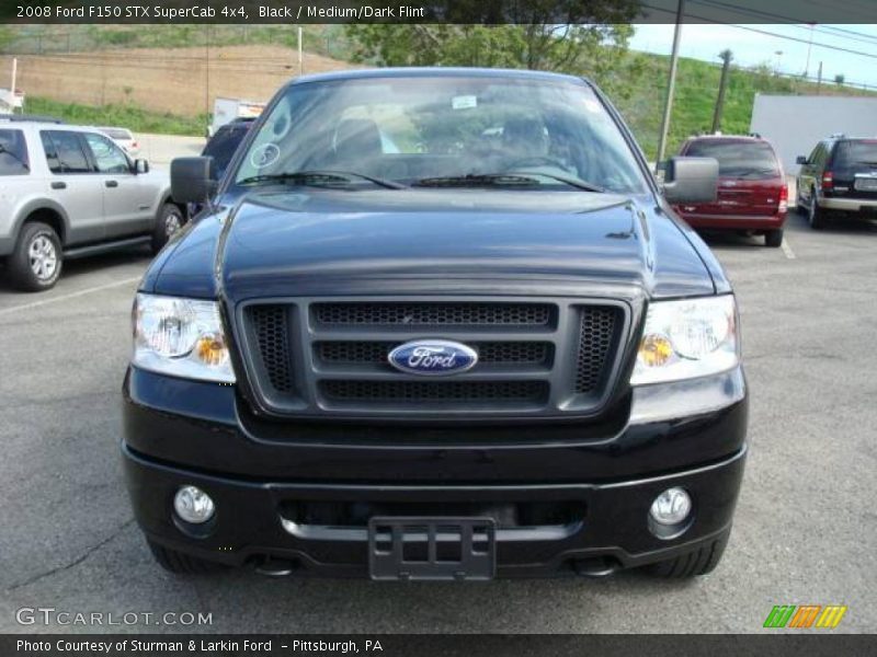 Black / Medium/Dark Flint 2008 Ford F150 STX SuperCab 4x4