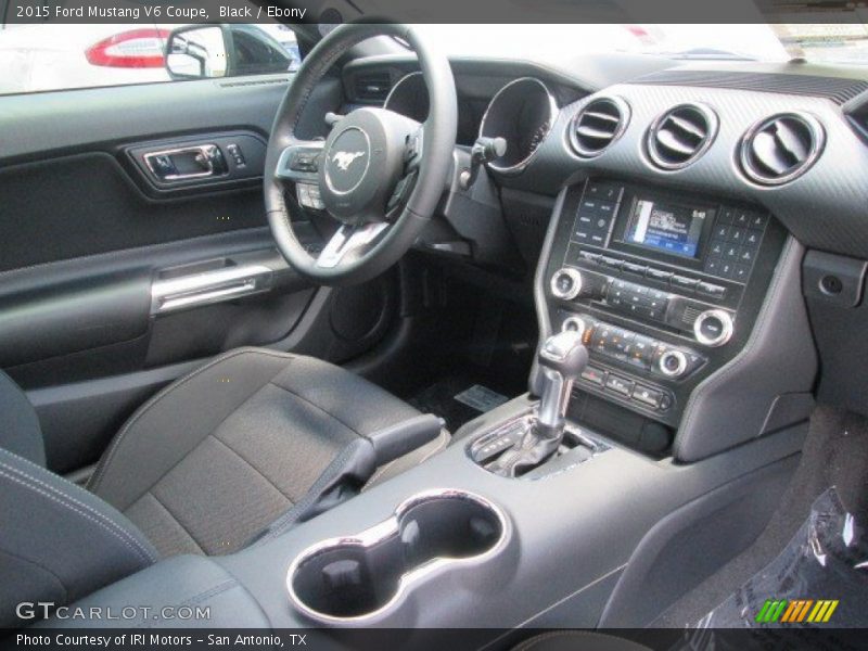 Black / Ebony 2015 Ford Mustang V6 Coupe