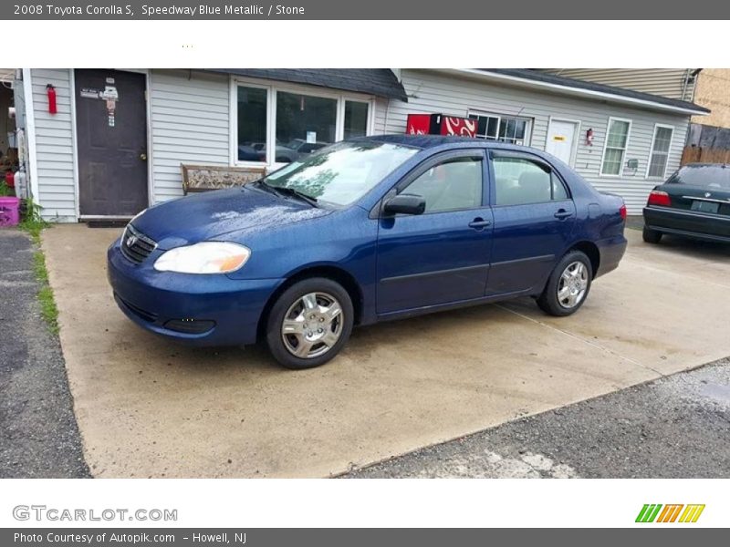 Front 3/4 View of 2008 Corolla S