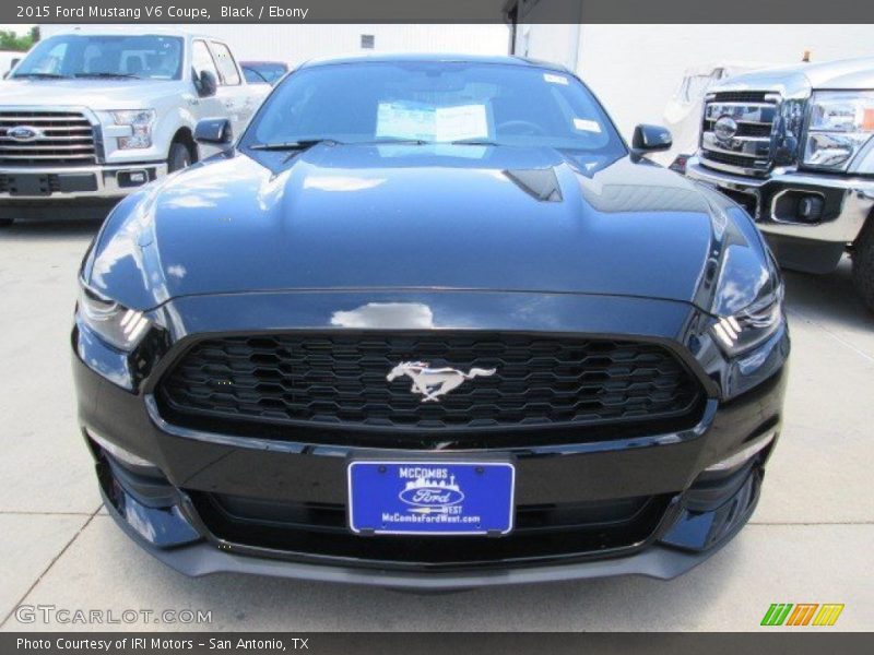 Black / Ebony 2015 Ford Mustang V6 Coupe