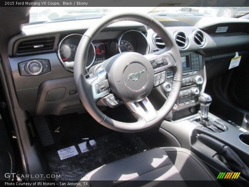 Black / Ebony 2015 Ford Mustang V6 Coupe