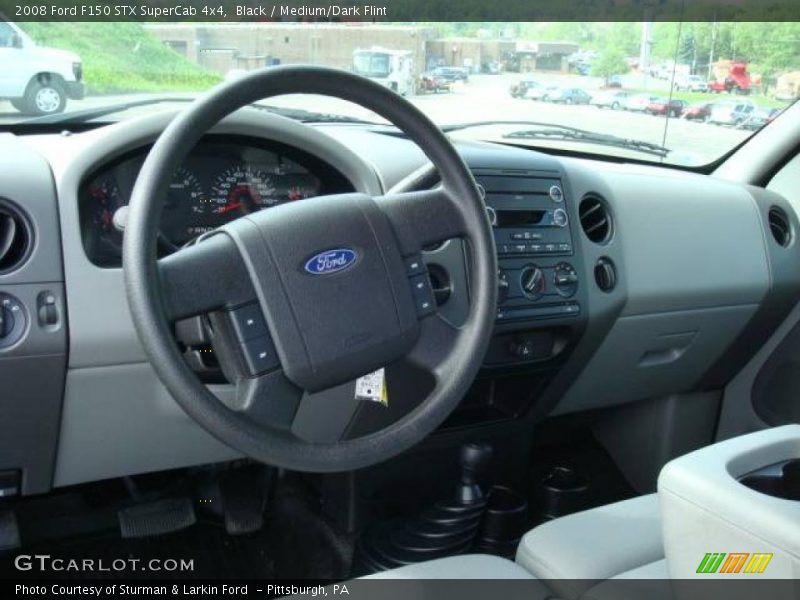 Black / Medium/Dark Flint 2008 Ford F150 STX SuperCab 4x4