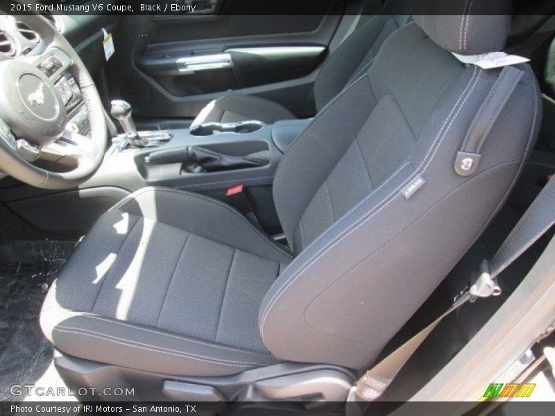 Black / Ebony 2015 Ford Mustang V6 Coupe
