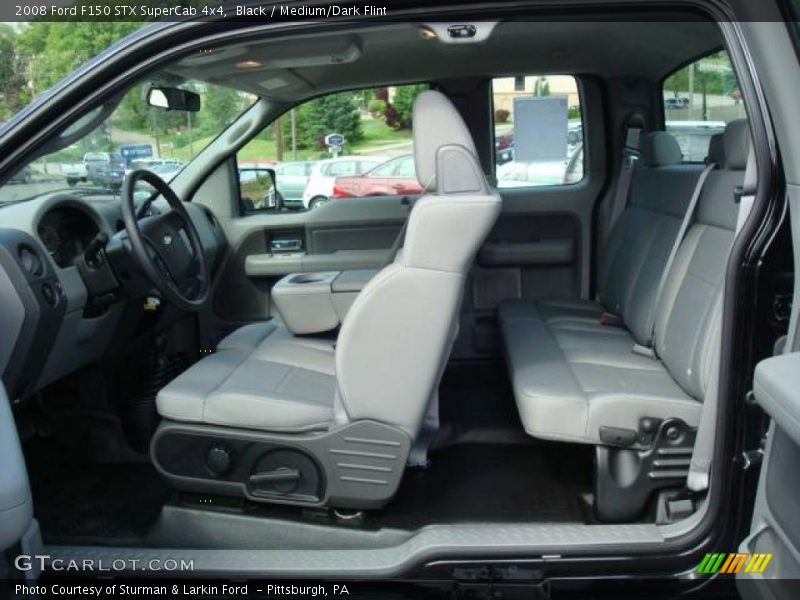Black / Medium/Dark Flint 2008 Ford F150 STX SuperCab 4x4