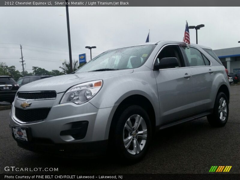 Silver Ice Metallic / Light Titanium/Jet Black 2012 Chevrolet Equinox LS