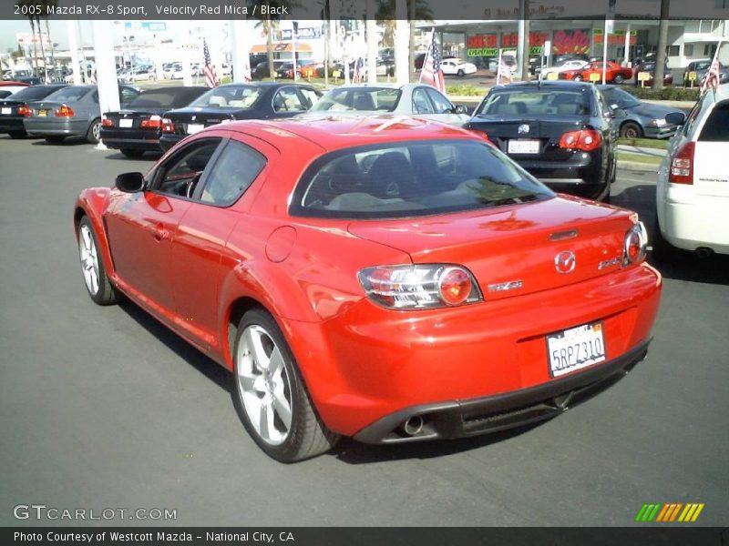 Velocity Red Mica / Black 2005 Mazda RX-8 Sport