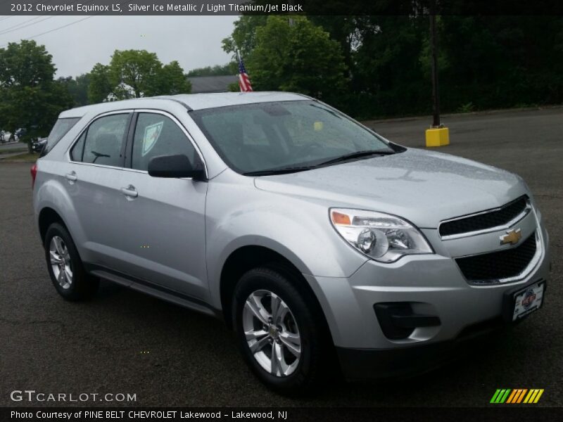 Silver Ice Metallic / Light Titanium/Jet Black 2012 Chevrolet Equinox LS