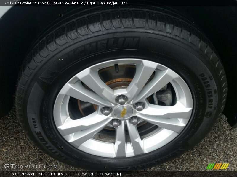 Silver Ice Metallic / Light Titanium/Jet Black 2012 Chevrolet Equinox LS