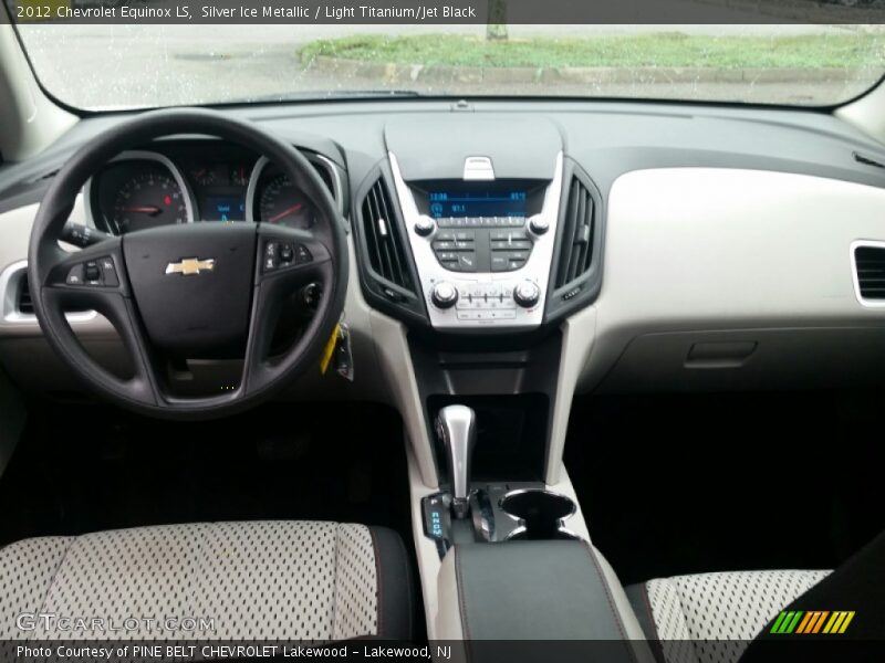 Silver Ice Metallic / Light Titanium/Jet Black 2012 Chevrolet Equinox LS