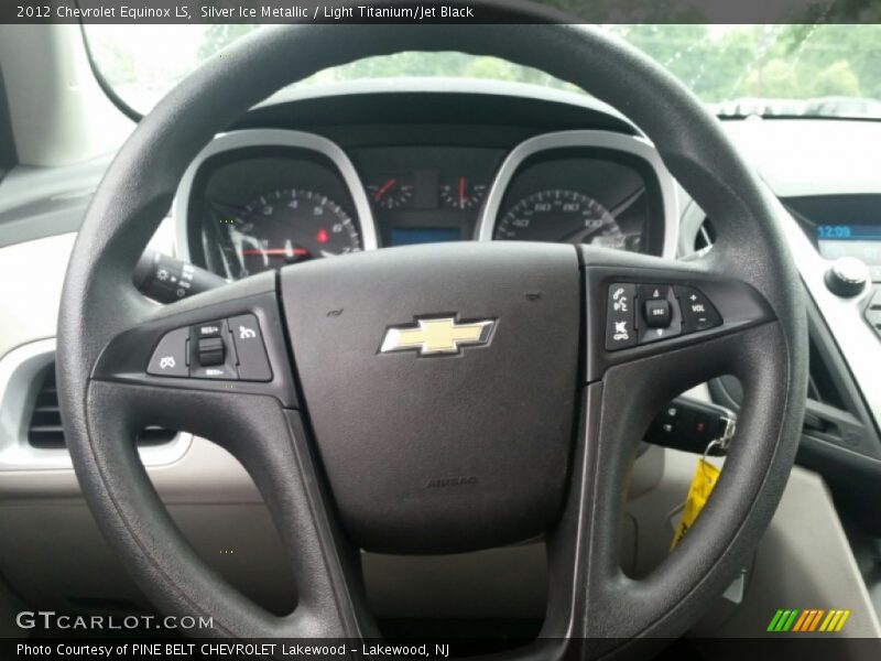 Silver Ice Metallic / Light Titanium/Jet Black 2012 Chevrolet Equinox LS