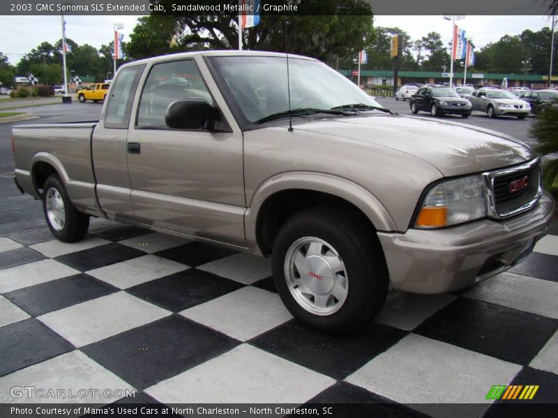 Sandalwood Metallic / Graphite 2003 GMC Sonoma SLS Extended Cab