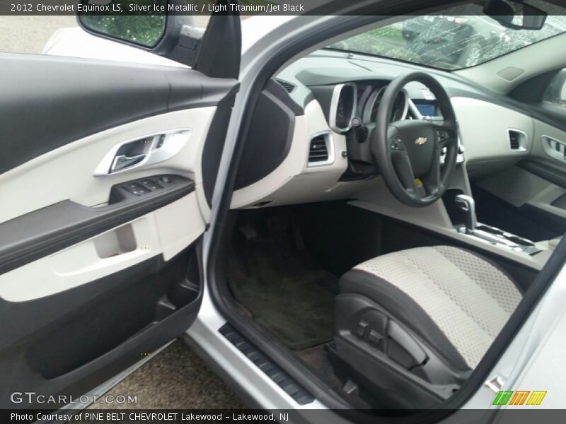 Silver Ice Metallic / Light Titanium/Jet Black 2012 Chevrolet Equinox LS