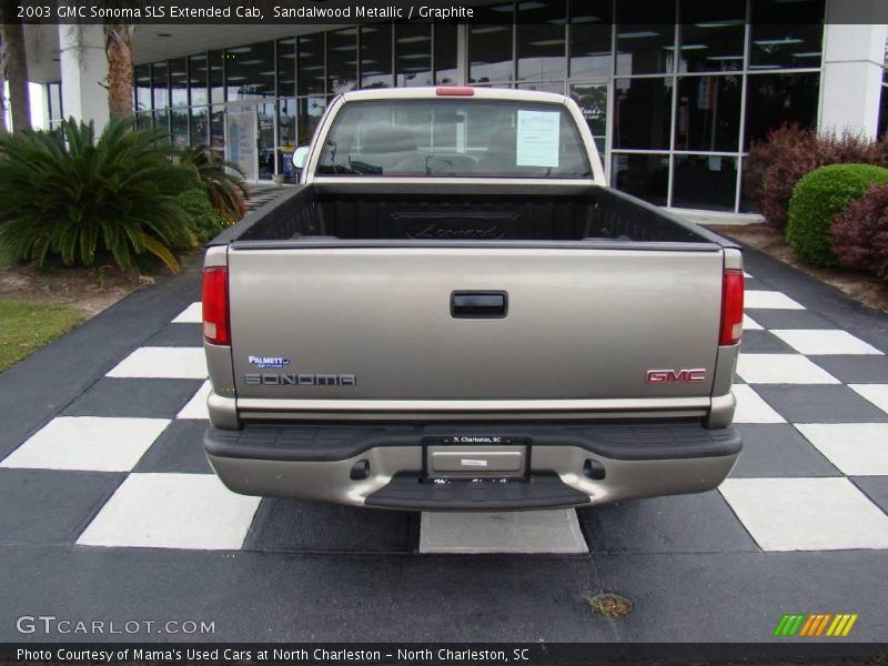 Sandalwood Metallic / Graphite 2003 GMC Sonoma SLS Extended Cab