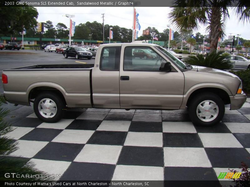 Sandalwood Metallic / Graphite 2003 GMC Sonoma SLS Extended Cab