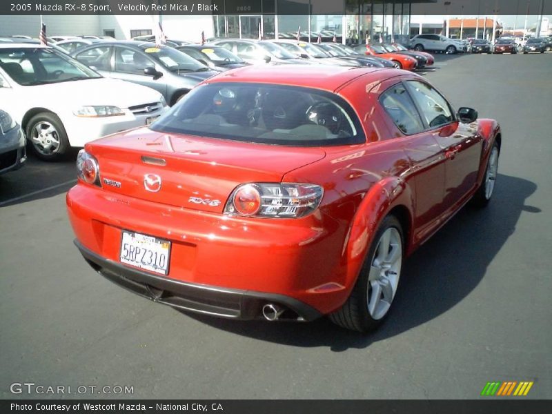 Velocity Red Mica / Black 2005 Mazda RX-8 Sport