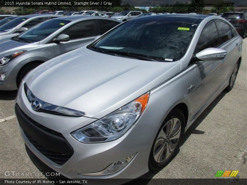Starlight Silver / Gray 2015 Hyundai Sonata Hybrid Limited