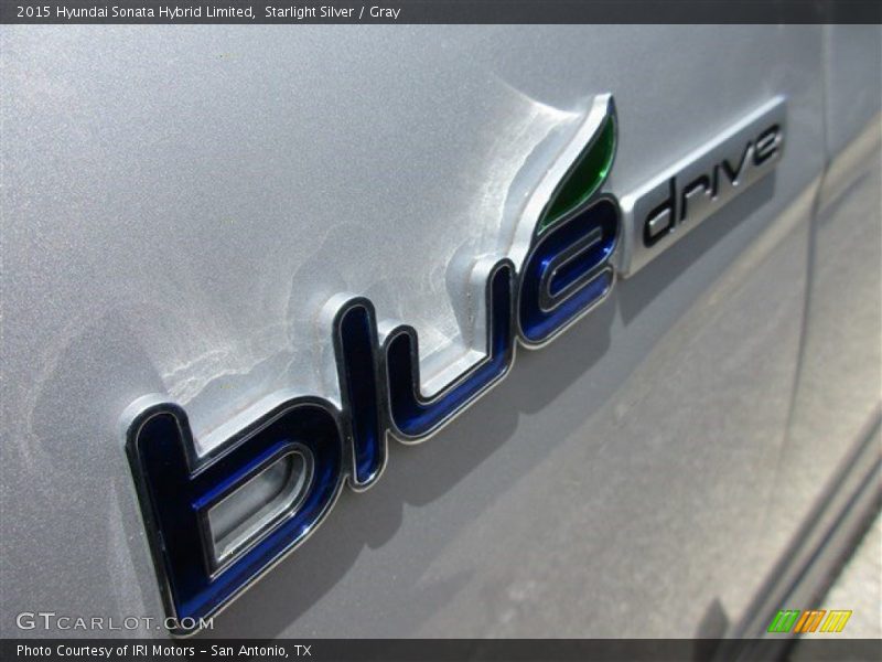 Starlight Silver / Gray 2015 Hyundai Sonata Hybrid Limited