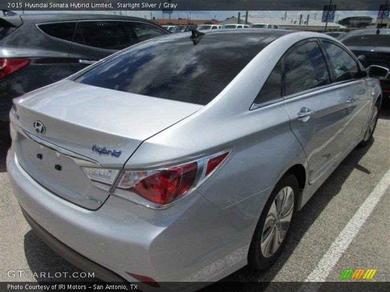 Starlight Silver / Gray 2015 Hyundai Sonata Hybrid Limited