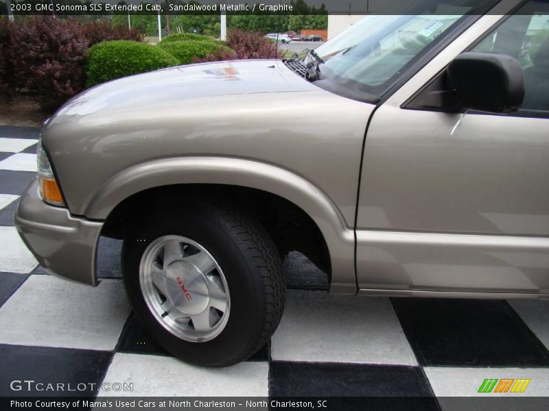 Sandalwood Metallic / Graphite 2003 GMC Sonoma SLS Extended Cab