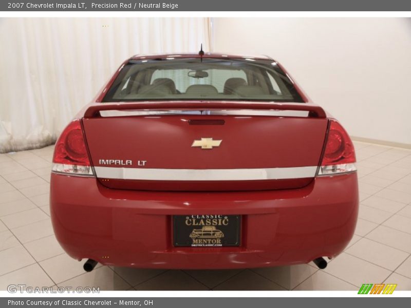 Precision Red / Neutral Beige 2007 Chevrolet Impala LT