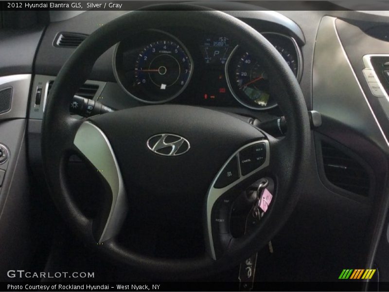 Silver / Gray 2012 Hyundai Elantra GLS