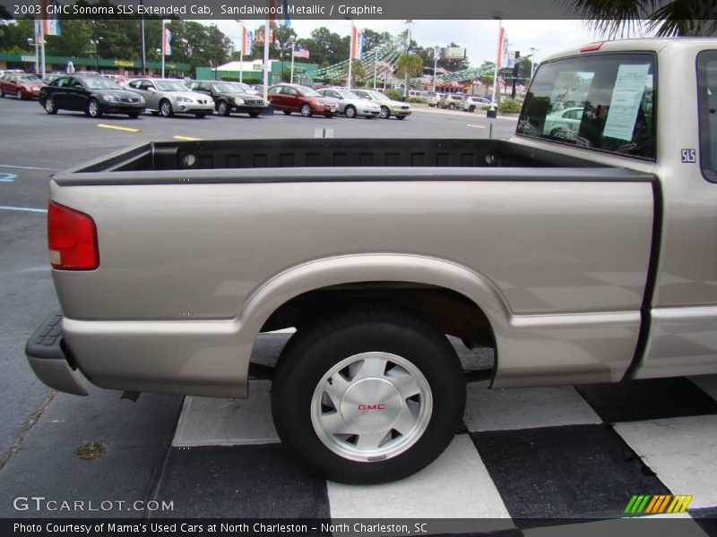 Sandalwood Metallic / Graphite 2003 GMC Sonoma SLS Extended Cab