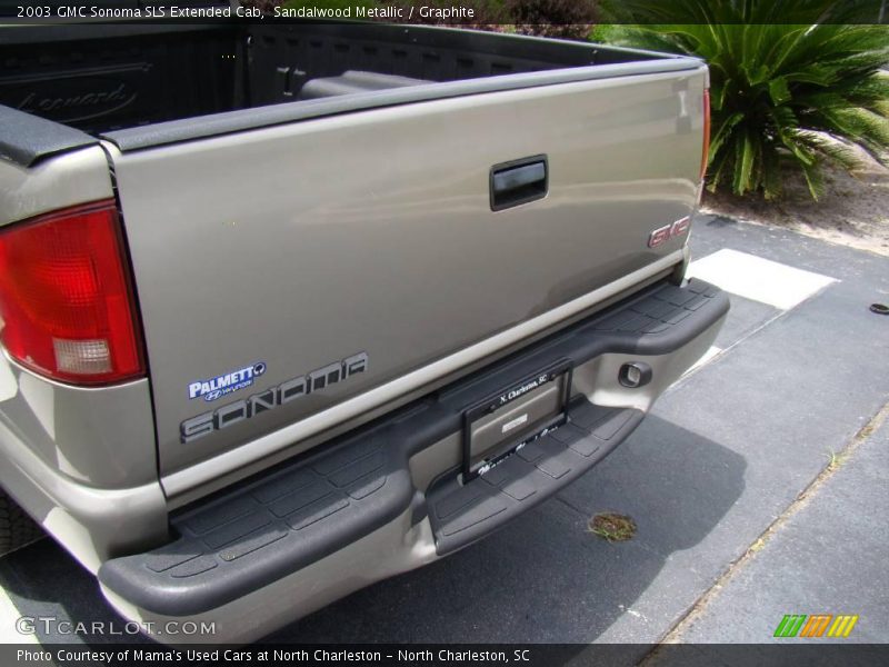 Sandalwood Metallic / Graphite 2003 GMC Sonoma SLS Extended Cab