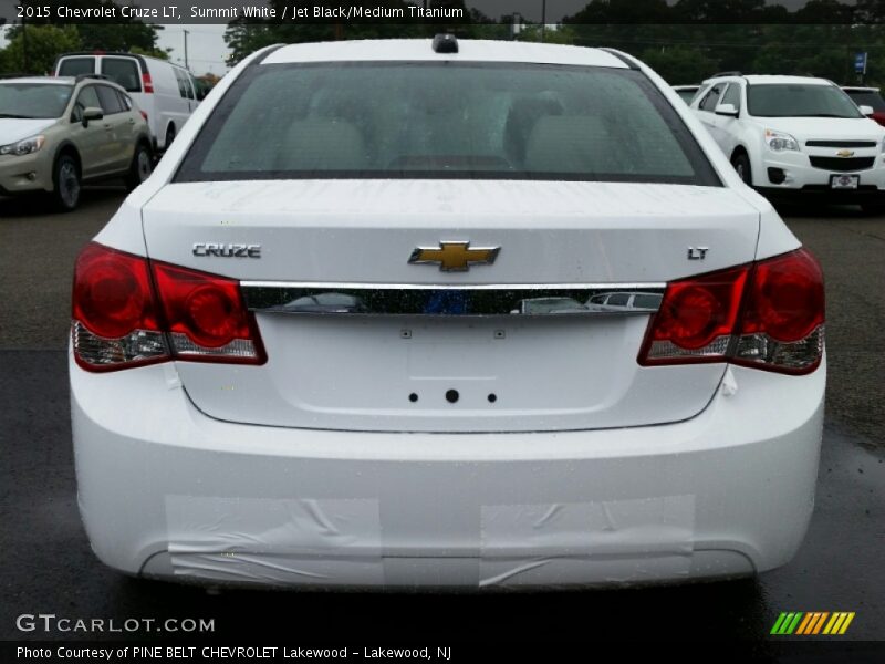 Summit White / Jet Black/Medium Titanium 2015 Chevrolet Cruze LT