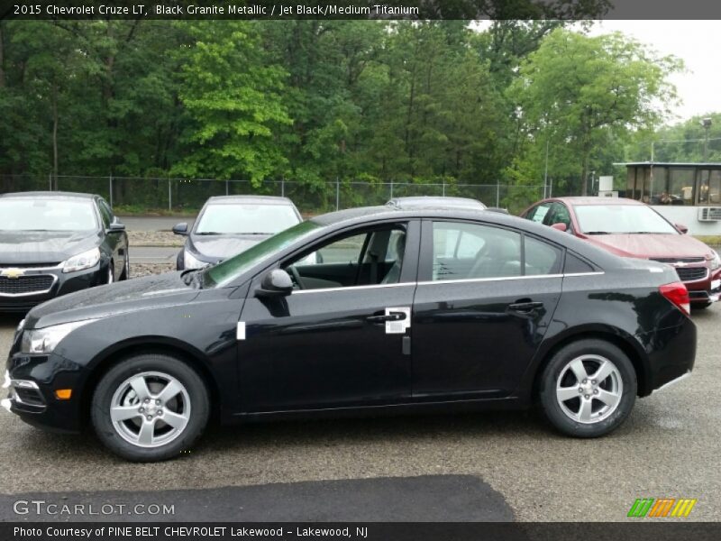Black Granite Metallic / Jet Black/Medium Titanium 2015 Chevrolet Cruze LT