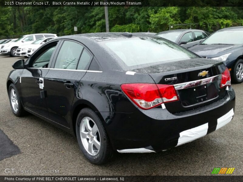 Black Granite Metallic / Jet Black/Medium Titanium 2015 Chevrolet Cruze LT