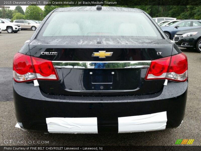 Black Granite Metallic / Jet Black/Medium Titanium 2015 Chevrolet Cruze LT